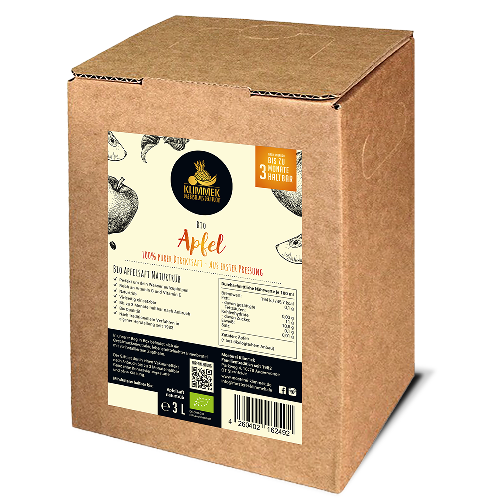 BIO Apfelsaft Naturtrüb