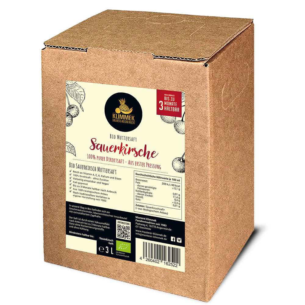 BIO Sauerkirsch Saft