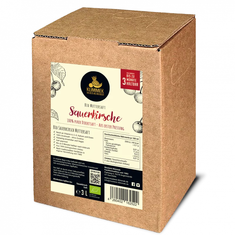 BIO Sauerkirsch Saft