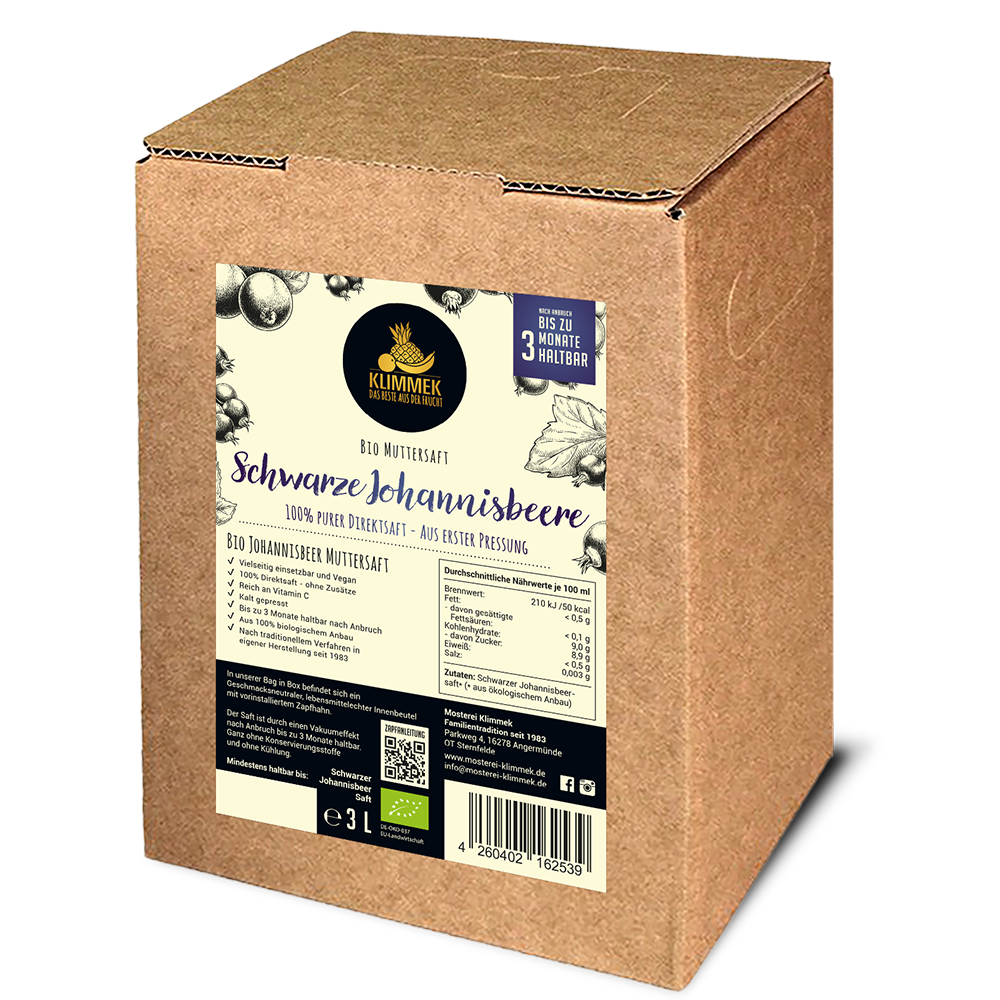 BIO schwarzer Johannisbeer Saft